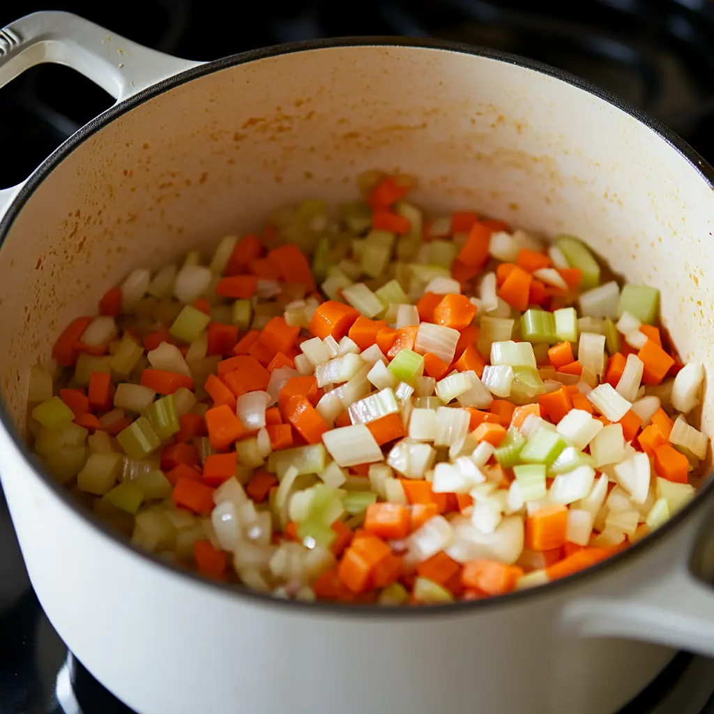 minestrone soup preparation step 1