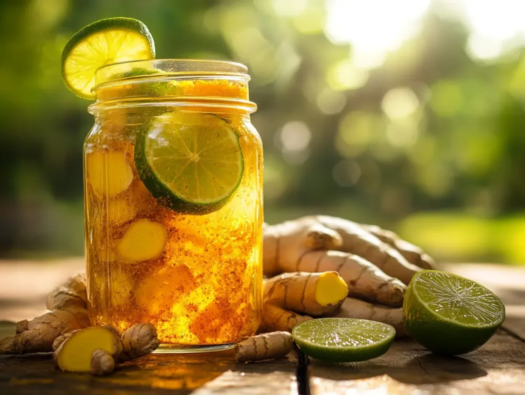 Mounjaro inspired metabolism boosting drink with ginger and lime
