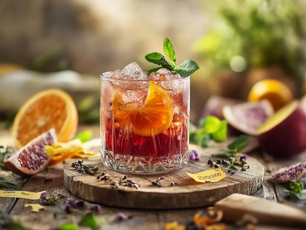 Natural Zepbound recipe drink with ingredients