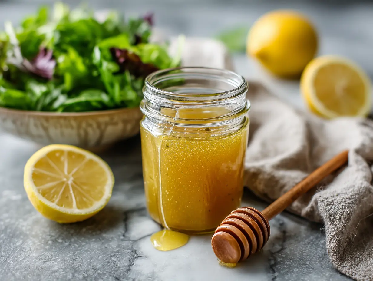 Honey Lemon Vinaigrette Salad Dressing