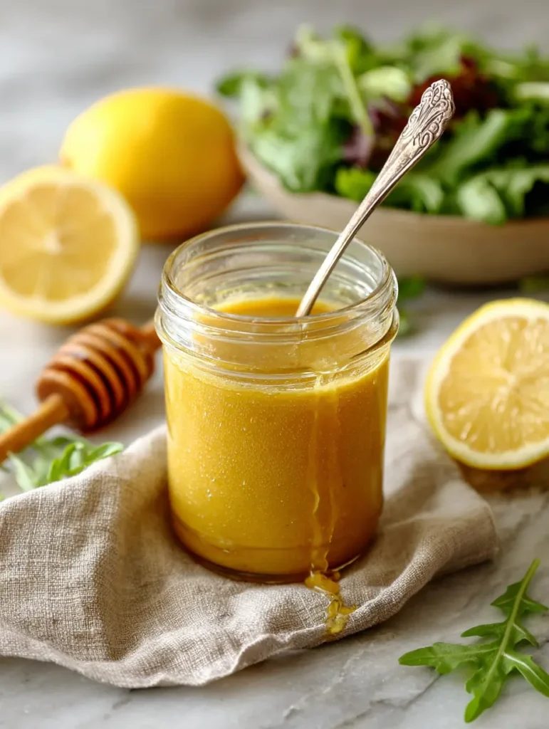 Honey Lemon Vinaigrette Salad Dressing