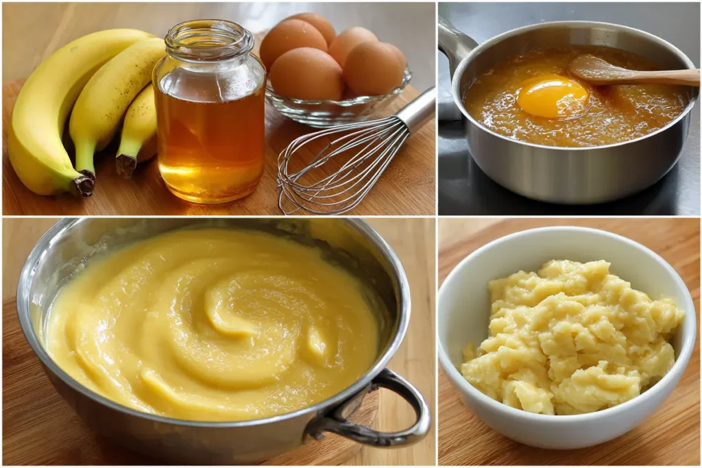 Prepare the Banana Custard Base