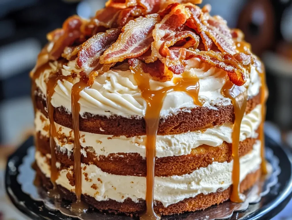 Bacon maple cake – hear me out cake ideas