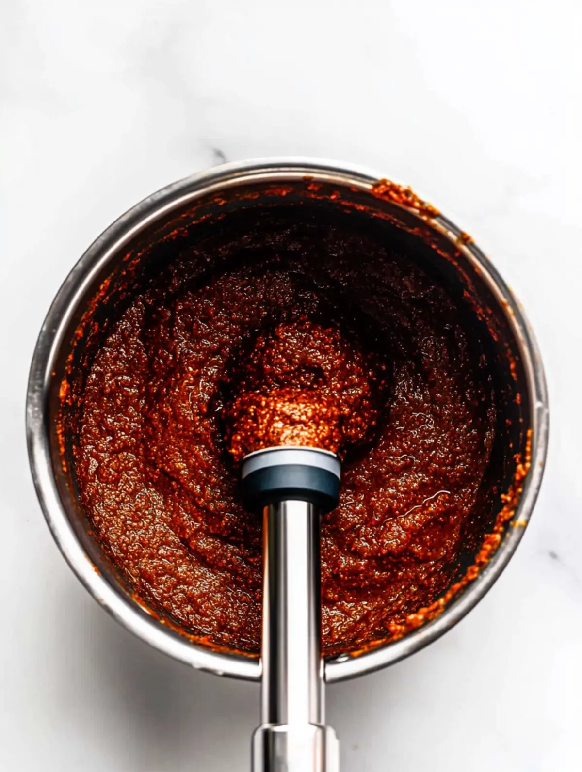 blending-hello-fresh-tex-mex-paste blending hello fresh tex mex paste recipe in saucepan