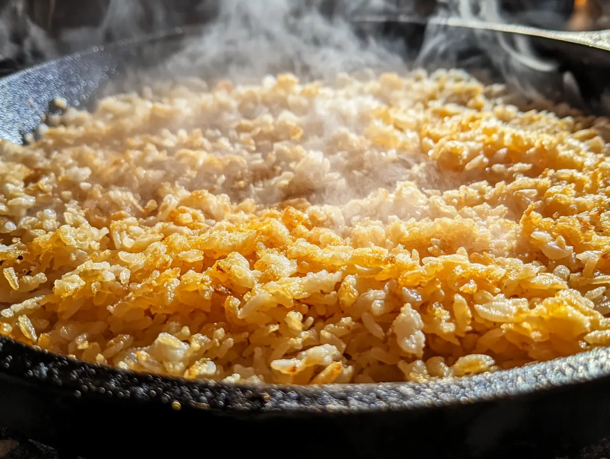 How to Make Crispy Rice for Salad