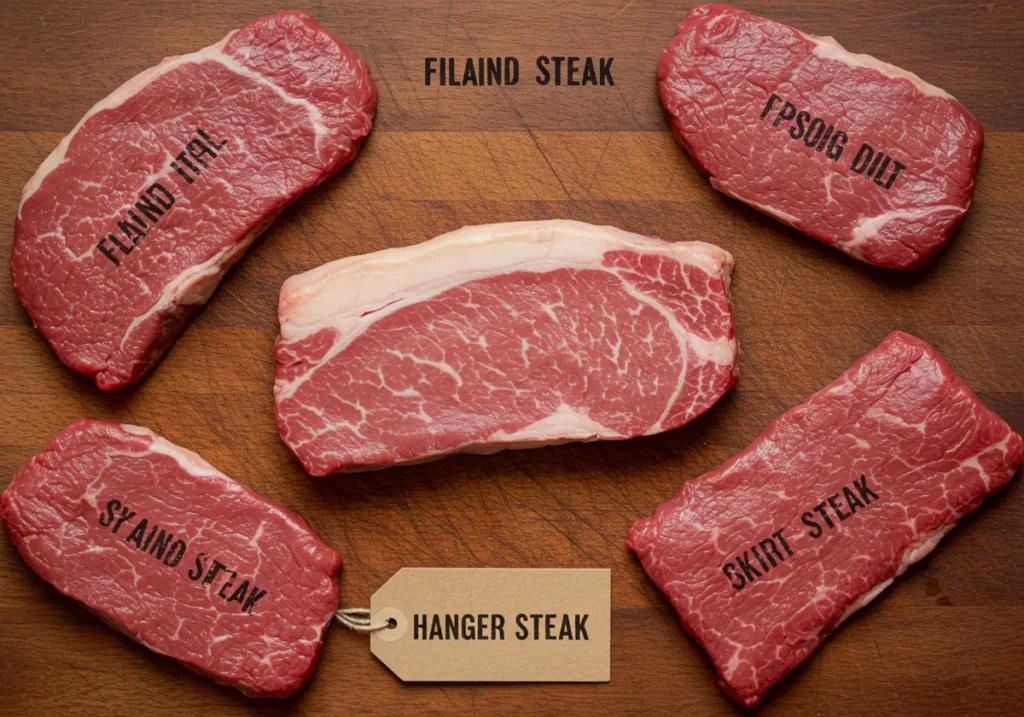 What Is a Hanger Steak (next to skirt and flank steak)