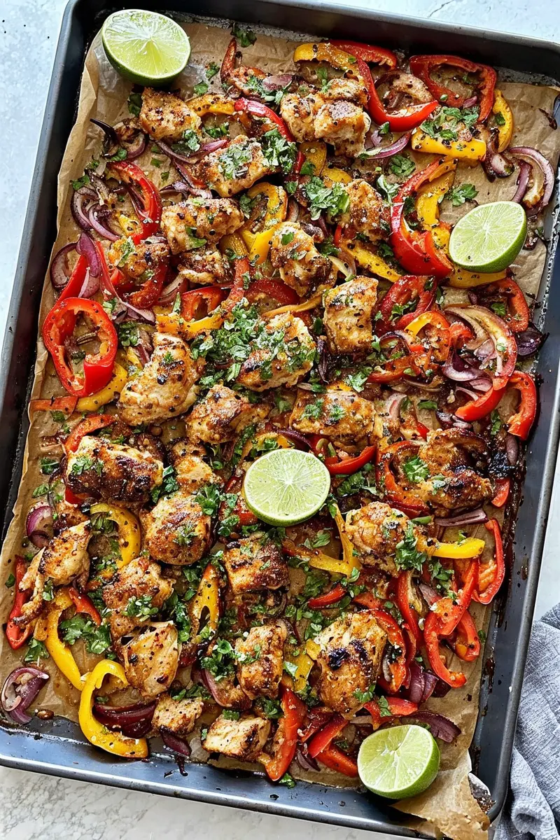 a One-Pan Chicken Fajitas