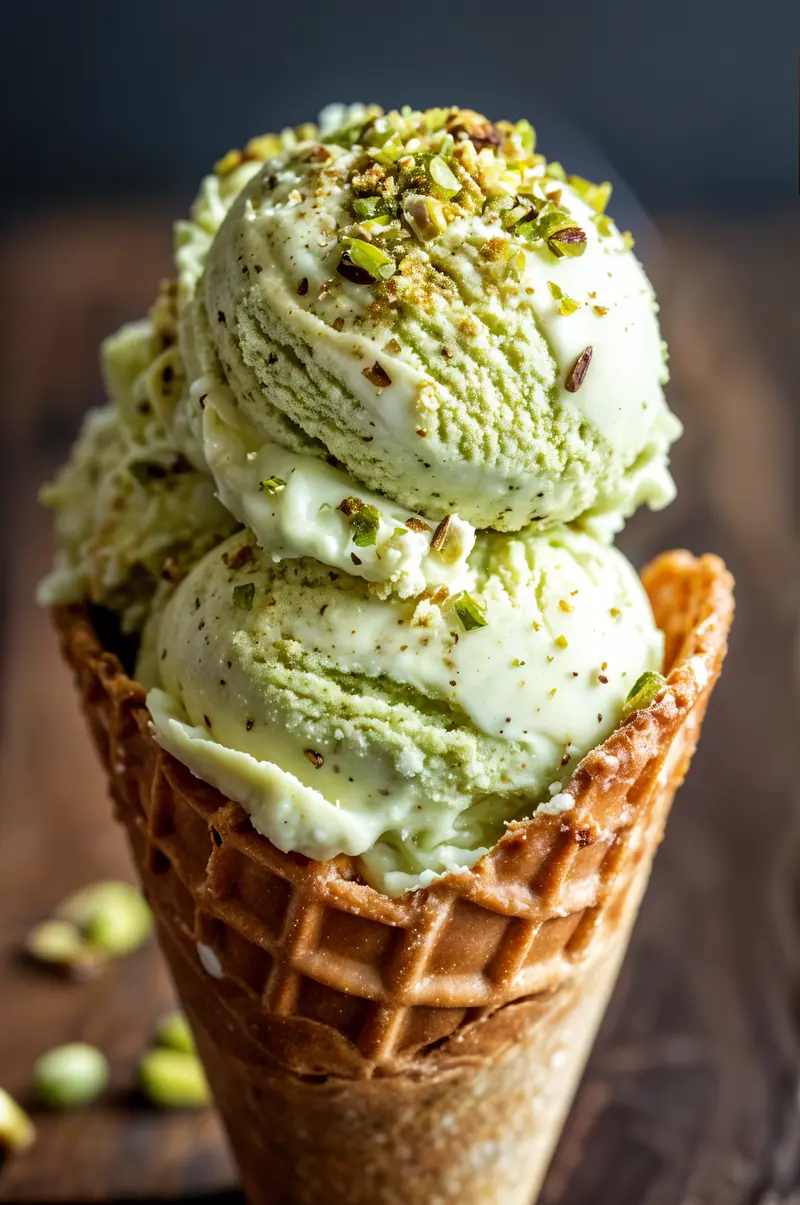 Homemade Pistachio Ice Cream Recipe