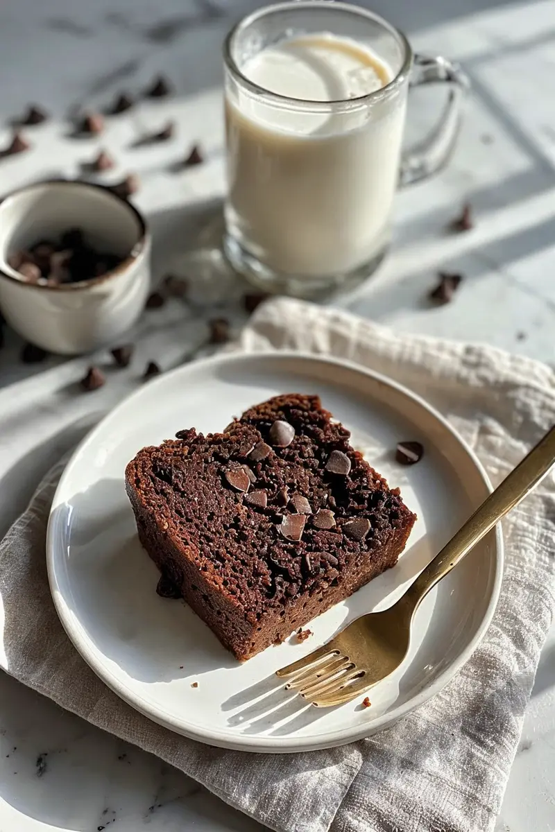 served double chocolate zucchini bread served double chocolate zucchini bread