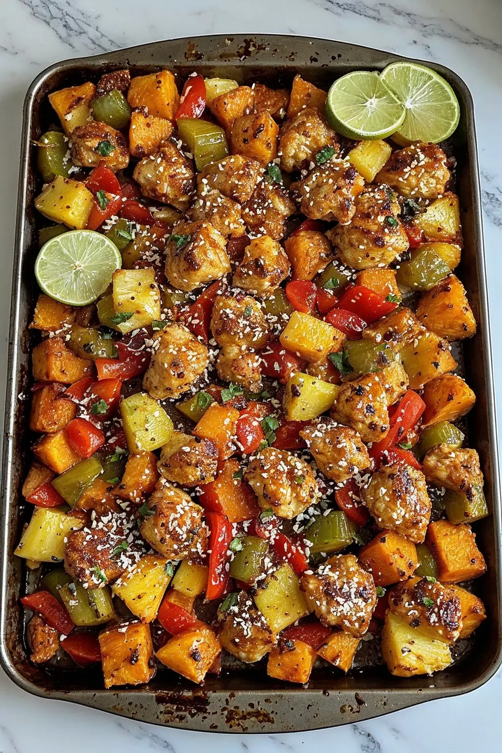 Sheet Pan Hawaiian Chicken