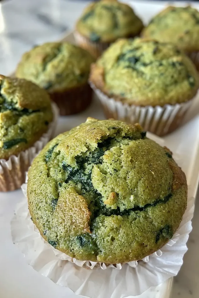 Spinach Banana Muffins